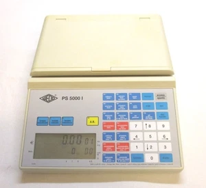 Bilancia elettronica ufficio postale vintage WEDO, modello PS 5000 I, originale! - Picture 1 of 17