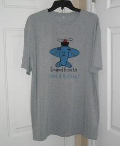 Escaped From the Island of Misfit Toys, Tee, T-Shirt, XL grau - Bild 1 von 4