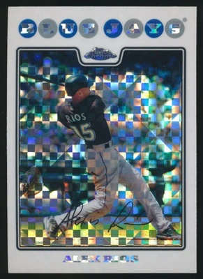 2008 Topps Chrome X-Fractors #25 Alex Rios - 多伦多蓝鸟队 — 第 1/2 张图片