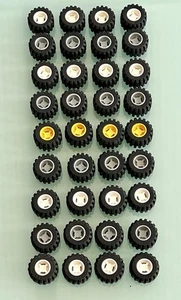 LEGO® Wheel Collection – 36 Authentic Pieces – Bulk Lot for Custom Builds - Picture 1 of 5