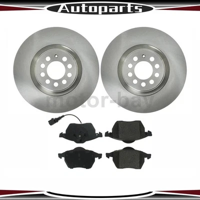 Rotores y pastillas de freno de disco delanteros para Audi TT 2000 2001 2002 2003 2004 2005 2006 Foto 1 de 4