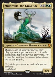 MTG English Muldrotha, the Gravetide NM Normal Dominaria - Picture 1 of 1