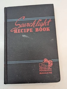 Vintage 1945 SEARCHLIGHT RECIPE BOOK Tabbed Cookbook HB 18th Ed. - Imagen 1 de 10