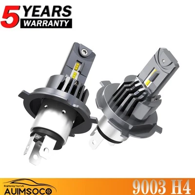 For 1994-1997 Toyota Previa LE Mini Van Canbus LED Headlights Hi-Lo Bulbs White - Image 1 of 4