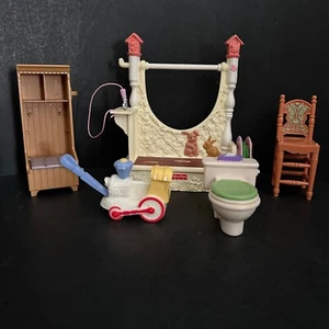 Konvolut Fisher Price liebevolle Familie Puppenhaus Möbel und Zubehör - Bild 1 von 6