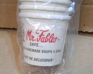 Mr. Fables Restaurant Sleeve of 24 Vintage Soup Cups, Use Display, Prop - Picture 1 of 3