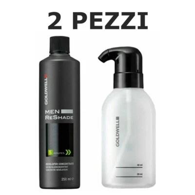 Goldwell Color Men Reshade Set Developer Concentrate 250ml + Applicatore 2 PEZZI - Immagine 1 di 4
