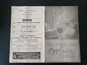 Vaudeville: FANNY BRICE (Fannie Brice) Palace Music Hall 1923 Chicago Program - Picture 1 of 4