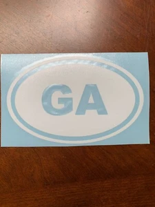 LOT 3State of Georgia decorative GA window sticker NEW 5.5 x 3.5 FREE ship - Bild 1 von 3