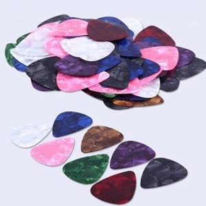 100Pcs Set Acoustic Bulk Guitar Picks Plectrum Celluloid Electric Smooth 0.46mm - Picture 1 of 13