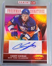 Casey Cizikas Rookie '12-13 CERTIFIED MIRROR RED FRESHMAN SIGNATURES 61/199 MINT