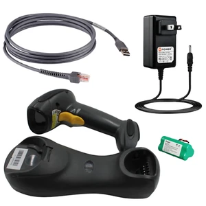 Square Stand Register POS Terminal Wireless Barcode Scanner Dock,Cable & Battery - Picture 1 of 9