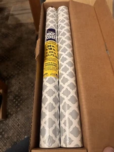 Magic Cover Self Adhesive Decorating Cover 20‘X18“ Talisman Glacier Gray 6Rolls - Picture 1 of 11