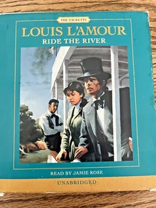 Louis L'Amour Audio CD Book RIDE THE RIVER - Imagen 1 de 4