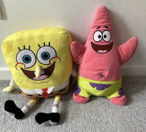 Build A Bear Spongebob Squarepants And Patrick Star Plush Soft Toy Nickelodeon - Picture 1 of 9