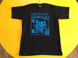 1990er Jahre LITTLE CHARLIE & THE NIGHTCATS T-Shirt MEDIUM Jumpin Blues 90er Jahre Jazz - Bild 1 von 8