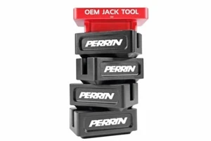 Perrin Black Jack Pad Set 5-Pieces For Subaru WRX STi BRZ Impreza Outback & More - Picture 1 of 12
