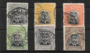 RHODESIA SG209/14 1913 AMMIRAGLIO DIE I p14 (Ex 8d) USATO (r) - Foto 1 di 1