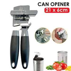 Can & Bottle Opener Classic Stainless Steel Manual Jar Opener Beer Can Opener - Picture 1 of 11