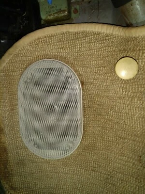 PORSCHE 356 Stereo Radio Grills & Speakers Blaupunkt Becker Beige A T1 T2 T5 B  - Image 1 of 4