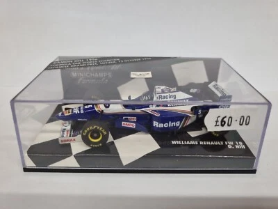 Minichamps 1:43 FW18 D.Hill Williams Renault Japanese GP World Champion430960005 - Image 1 of 4