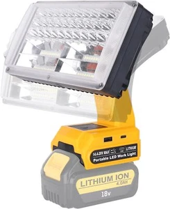 Flashlight LED Work Light for Dewalt 20V Li-ion Battery 4200LM Spotlight w/ USB - Picture 1 of 10