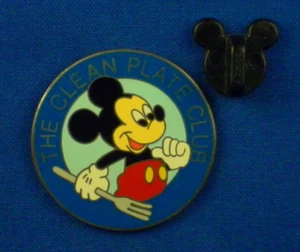 Mickey Mouse Clean Plate Club Pin # 6391 - Picture 1 of 4