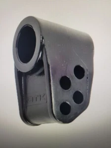 RACING GO TONY KART OTK 20MM STEERING COLUMN SUPPORT BLOCK PLASTIC 4 HOLE BLACK - Picture 1 of 1