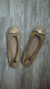 Tory Burch Plano Beige Marrón Claro US9.5 Reino Unido EU 40 - Imagen 1 de 1