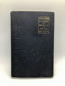 1922 The Academy Classics Carlyle Essay über Burns Allyn und Bacon Henry Boynton - Bild 1 von 7