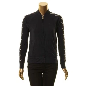 LAUREN RALPH LAUREN Mujer Marina Petites French Terry Sudadera Prenda para el torso PXS TEDO - Imagen 1 de 2