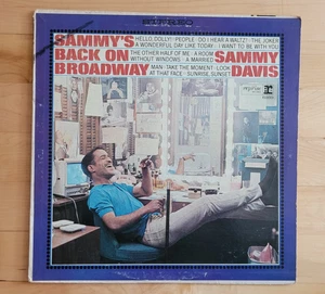 Sammy Davis Jr Sammy's Back On Broadway Vinyl Record - Imagen 1 de 3