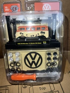 2025 M2 Machines ~ Model-Kit ~ 1958 VW Microbus 15 Window US Model R76 ~ Shipped - Picture 1 of 7