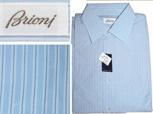 Camicia da uomo BRIONI taglia L fatta a mano in Italia BN02 T1P - Foto 1 di 9