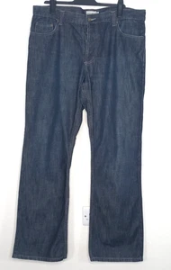 Howick Dark Denim Jeans W38 L30 Regular Length Button Fly Straight Leg - Picture 1 of 7