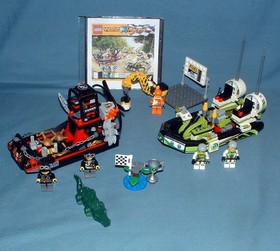 WORLD RACERS: GATOR SWAMP SET NO. 8899 - LEGO - 2010 - USED