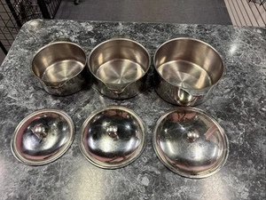 TRIPLINOX Töpfe 18-10 Edelstahl Kochgeschirr Made in France 6 Stück ohne Griffe - Bild 1 von 16