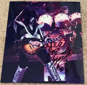 ACE FREHLEY SIGNED 8X10 DESTROYER PHOTO KISS PETER CRISS - Picture 1 of 1