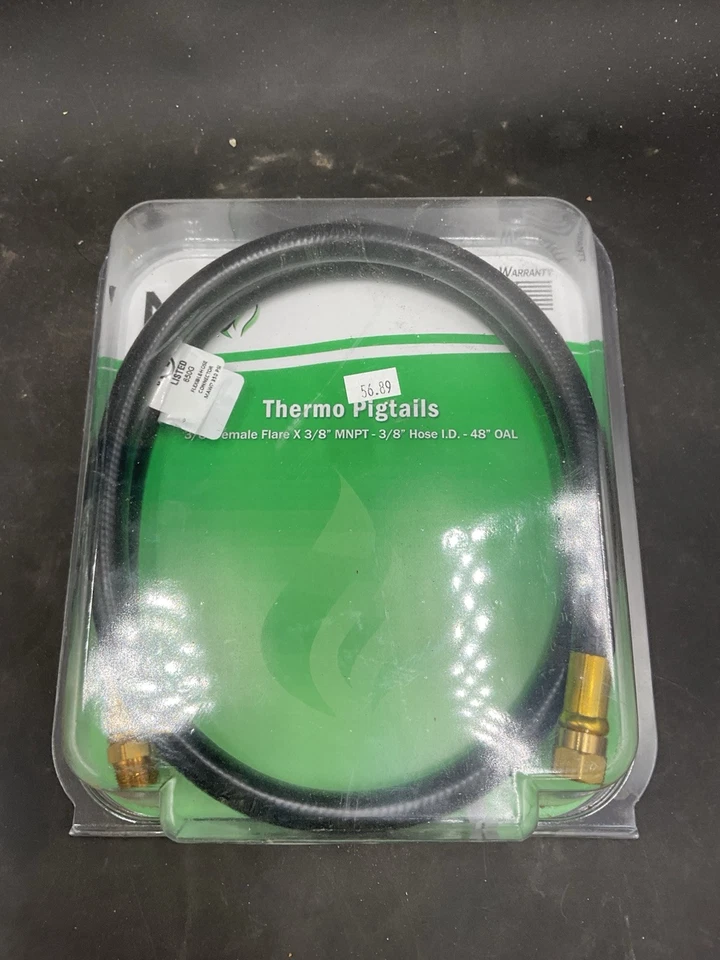 Marshall Excelsior MER610-48P Propane Hose 3/8”ID HP Hose w/Thermal Protection - Image 1 of 4