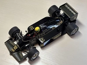 Minichamps 1 18 Lotus 97T Ayrton Senna 1985 Model Car with Box Repaired Parts - Picture 1 of 12