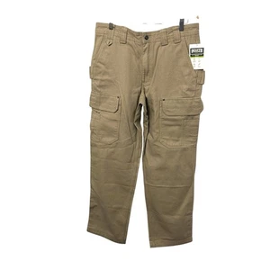 Duluth Trading Herren Feuerwehrhose Relexed Fit Cargo Arbeitshose 35 x 34 Desert Khaki - Bild 1 von 10