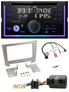 JVC Lenkrad USB 2DIN DAB Bluetooth CD Autoradio für SSangYong Rexton Telefontast - Bild 1 von 10