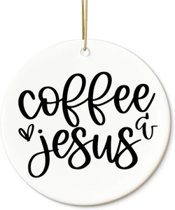 Coffee Gifts Ornament, Jesus Sign, Decor,... - Picture 1 of 6