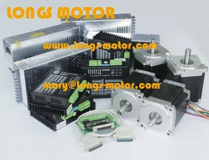 EU Ship! 4Axis NEMA34 Stepper Motor1232oz 5.6A & Driver DM860A CNC Router - Zdjęcie 1 z 4