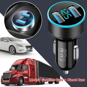 Car Charger 3.1A Smart Dual USB ports Fast Charging Electronics Automotive I3P0 - Photo 1 sur 19