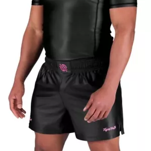 Sanabul Tropic hochgeschnittene MMA-Shorts - schwarz/pink - Bild 1 von 4
