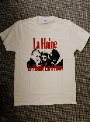 CAMISETA LA HAINE PELÍCULA CULTO AL CRIMEN FRANCÉS S A XL DE COLECCIÓN FRANCIA FAMOSO SUBURBANO Foto 1 de 3
