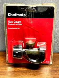 Propane Tank Gas Level Gauge Brass BBQ Grill RV Indicator Chefmate Brand New - Picture 1 of 3