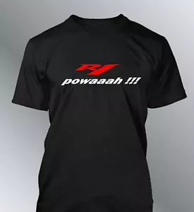 Tee Hemd Passt R1 Powaaah S M L XL XXL Herren Power Motorrad YZF - Bild 1 von 6
