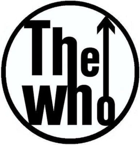 THE WHO VINYL DECAL - LOGO FOR CAR SCOOTER VESPA LAPTOP WINDOW MOTORCYCLE - Picture 1 of 2